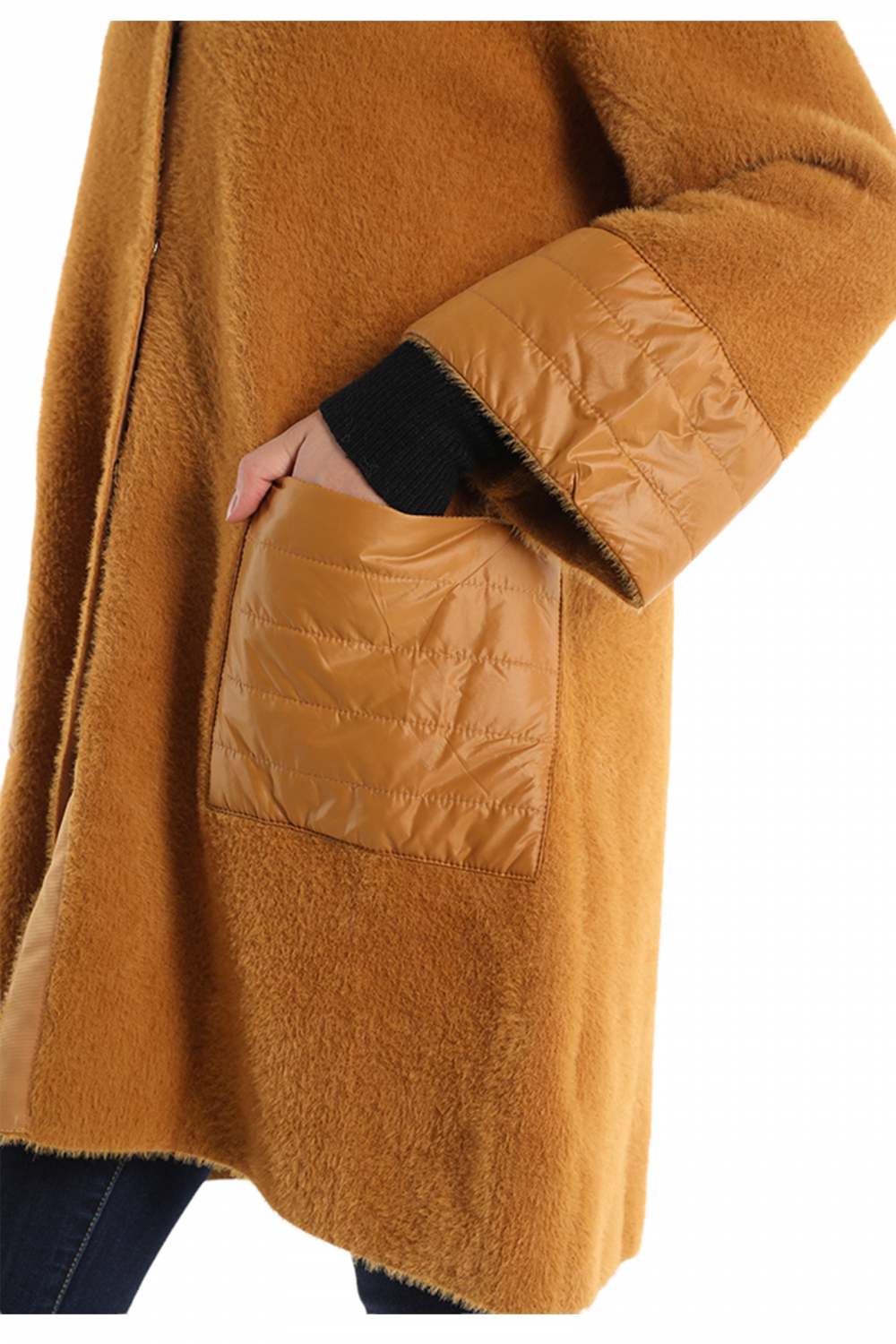 Kunstfell Mantel Hiro