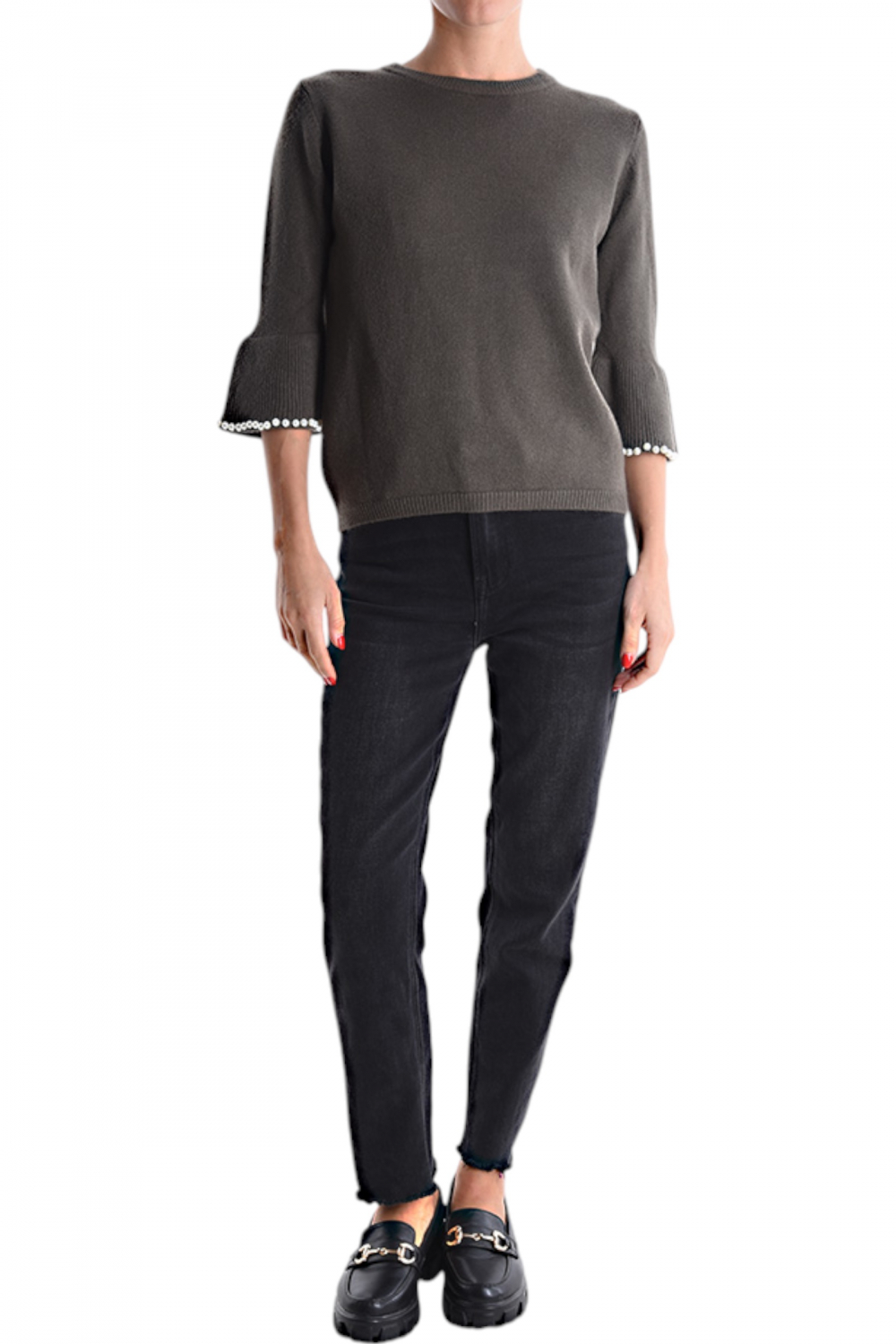 Pullover mit Perlen Style Emmy