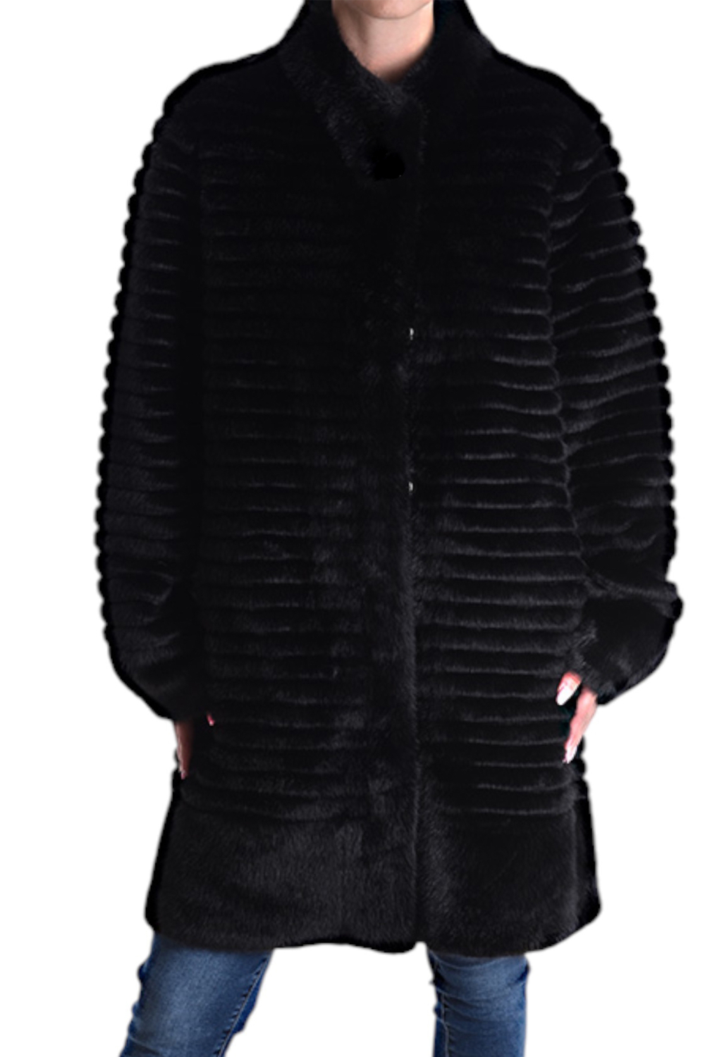 Kunstfell Mantel Erin