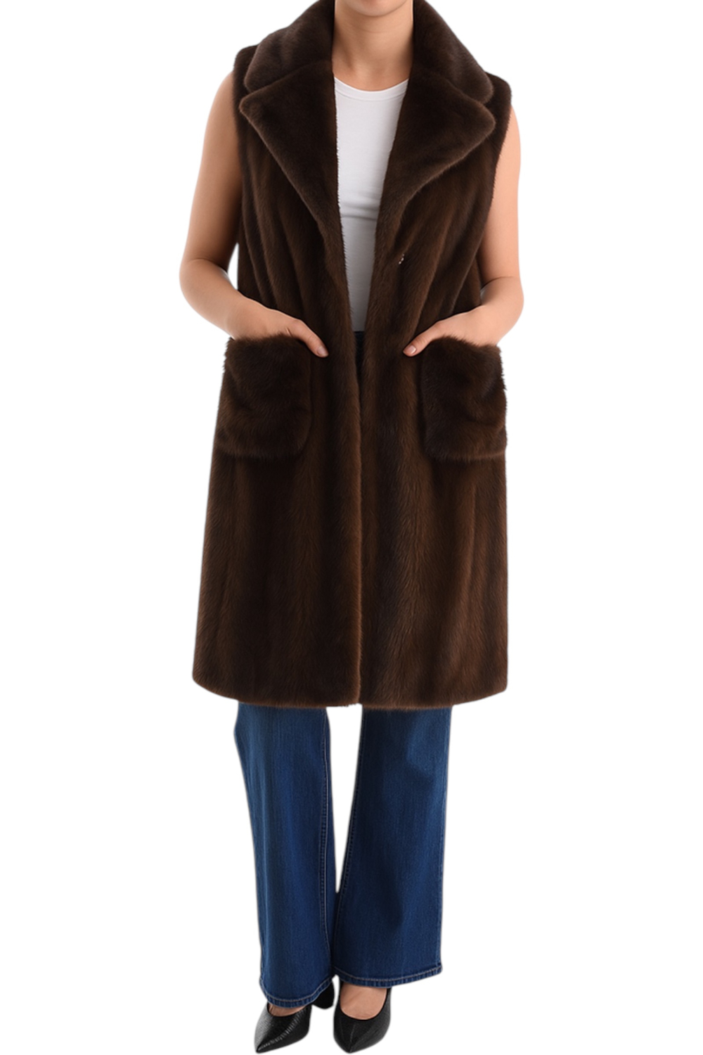 Kunstfell Weste Charlene