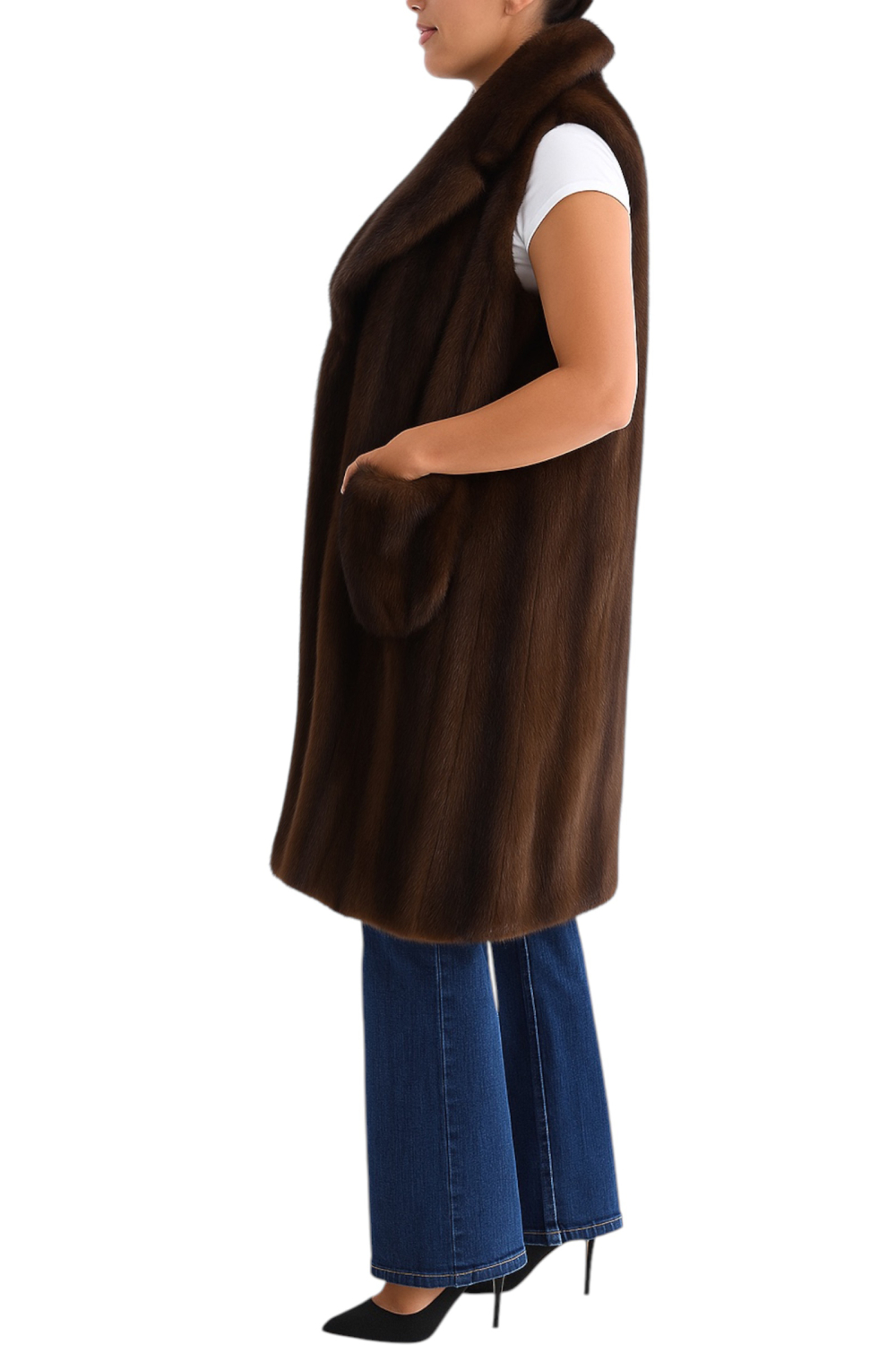 Kunstfell Weste Charlene